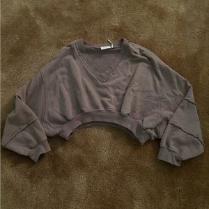 Out From Under Brown Crops Long sleeve